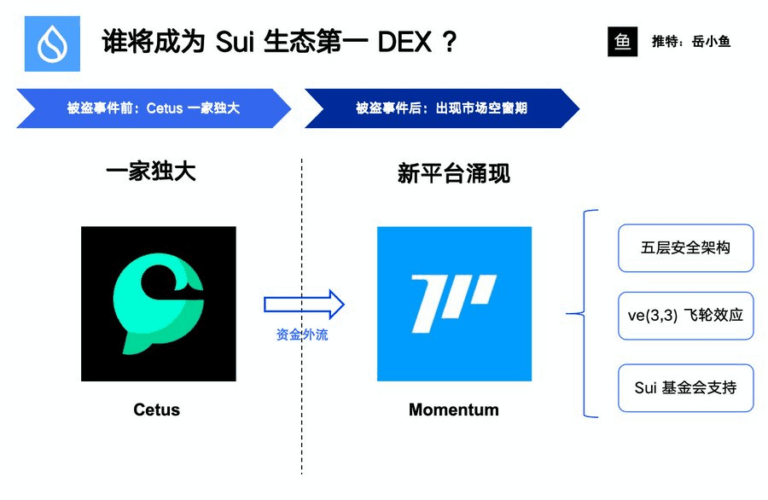 危机中的机遇：Cetus被盗之后，谁将成为Sui生态第一DEX？